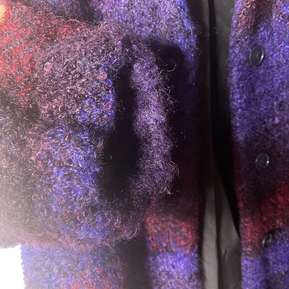 Vtg New Zealand Fiber Artist HandWoven Knit Sweater Jacket Sz M Rosemary Weir - Picture 6 of 12